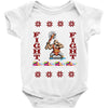 ugly sweater fight christmas t shirts Baby Bodysuit