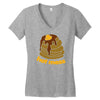 hot mess pancakes Women's V-Neck T-Shirt