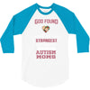 god found autism moms 3/4 Sleeve Shirt