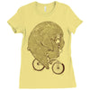 bear safety Ladies Fitted T-Shirt