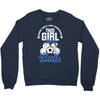 Some Girls Love Diamonds This Girl Loves Balls Crewneck Sweatshirt