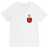saitama pocket V-Neck Tee