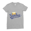Sunday Funday Ladies Fitted T-Shirt