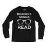 reading pun humor Long Sleeve Shirts