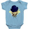thug skull. Baby Onesie