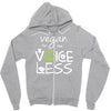 vegan for the voiceless Zipper Hoodie