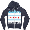 Chicago City Zipper Hoodie
