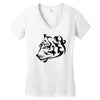 tribal tiger Women's V-Neck T-Shirt