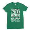 wizards kill wizards Ladies Fitted T-Shirt
