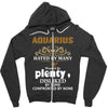Aquarius Hated By Many Wanted By Plenty Disliked By Some Confronted By Zipper Hoodie