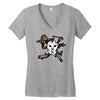 masked chaos Women's V-Neck T-Shirt