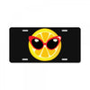 Lemon with Disco Glasses License Plate