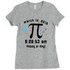 happy pi day pi day 2015 3 14 15 9 26 53 Ladies Fitted T-Shirt