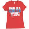i may be a mechanic Ladies Fitted T-Shirt