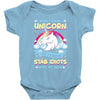 I Wish I Were a Unicorn So I Could Stab Idiots with My Head Baby Bodysuit