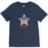 independence day 4th july star america american flag V-Neck Tee