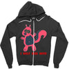 i only kiss boys Zipper Hoodie