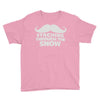mustaching through snow Youth Tee
