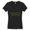 i am a ganius Women's V-Neck T-Shirt