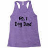 number one dog dad Racerback Tank