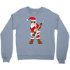 rock star santa claus father christmas Crewneck Sweatshirt