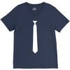 skinny white tie V-Neck Tee