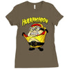 hulkaminion   yellow outfit Ladies Fitted T-Shirt