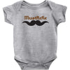 mustache (2) Baby Bodysuit