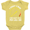 I Don't Care How Many Miles Per Gallon Baby Onesie