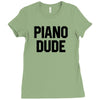 Piano Dude Ladies Fitted T-Shirt