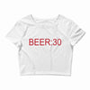 beer 30 Crop Top