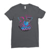 over 9000 80's Ladies Fitted T-Shirt