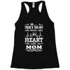 There's This Boy Who Stole My Heart He Calls Me Mom Racerback Tank