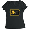 Pubg Rank Women's Triblend Scoop T-shirt