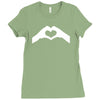 love hands Ladies Fitted T-Shirt