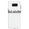 black and yellow Samsung Galaxy S8