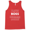 argument invalid boss Tank Top