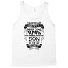 Super Cool Papaw Of A Freaking Awesome Son Tank Top