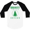gravity falls oregon pine 3/4 Sleeve Shirt
