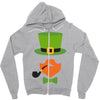 DABBİNG LEPRECHAUN Zipper Hoodie