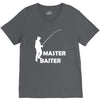aster baiter mens rude fishing V-Neck Tee
