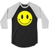 smiley face mens 3/4 Sleeve Shirt
