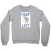 keep left shark Crewneck Sweatshirt