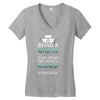 nurse nana Women's V-Neck T-Shirt