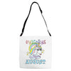 unicorns are born in august cute unicorn Adjustable Strap Totes
