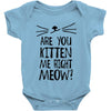 are you kitten me girls Baby Onesie