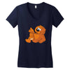 les entrechats noir Women's V-Neck T-Shirt