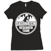 sasquatch research team Ladies Fitted T-Shirt