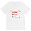 a woodworker's V-Neck Tee