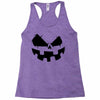 pumpkin face Racerback Tank